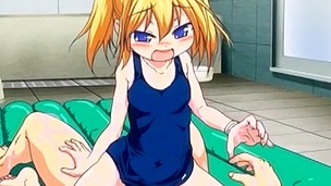 Sassy legal age teenager of the petite body stature turns to be a great 10-Pounder fucker that enjoys hentai spunk fountain