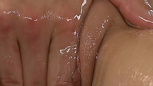 The beautiful girls Aubrey Belle, Celeste Star and Sammie Rhodes are in the hottest pussy massage session oiling the shaved peach and fretting it until the real ecstasy