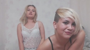 Blonde Teen Lesbians Dong Sex