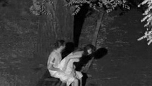 Lewd Amateur movie scene with Outdoor, Voyeur scenes