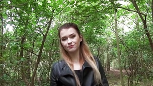 Big wazoo of perverted Misha Cross wants a bit of wang in nature